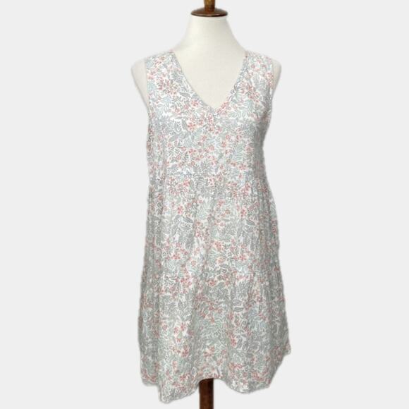 Joie Dresses & Skirts - Joie Linen Floral Tiered Tunic Dress Women's Size medium